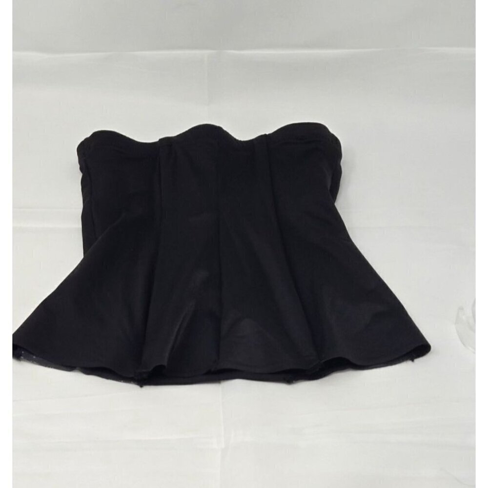 SlimShaper by Miracle Brands Women's Sheer Shaping Waist Cincher Black Size M - Picture 4 of 9